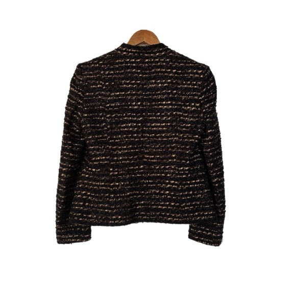 Jones New York Black and Gold Patterned Blazer - Picture 3 of 5